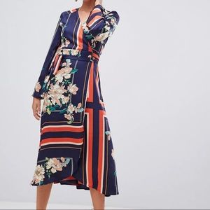 Boohoo Kimono Midi Dress